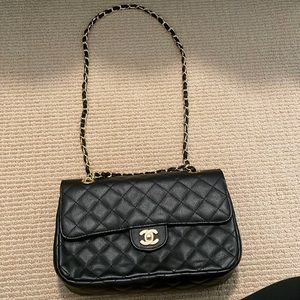 Canal Street Chanel Black Quilted Bag